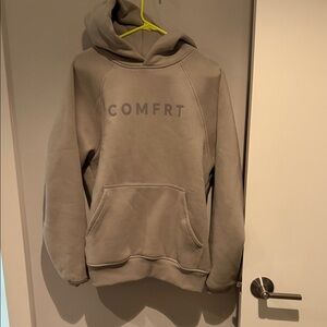Comfrt Women's Tan Hoodie Sweater